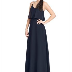 Azazie Desiree Bridesmaid Dress - dark navy